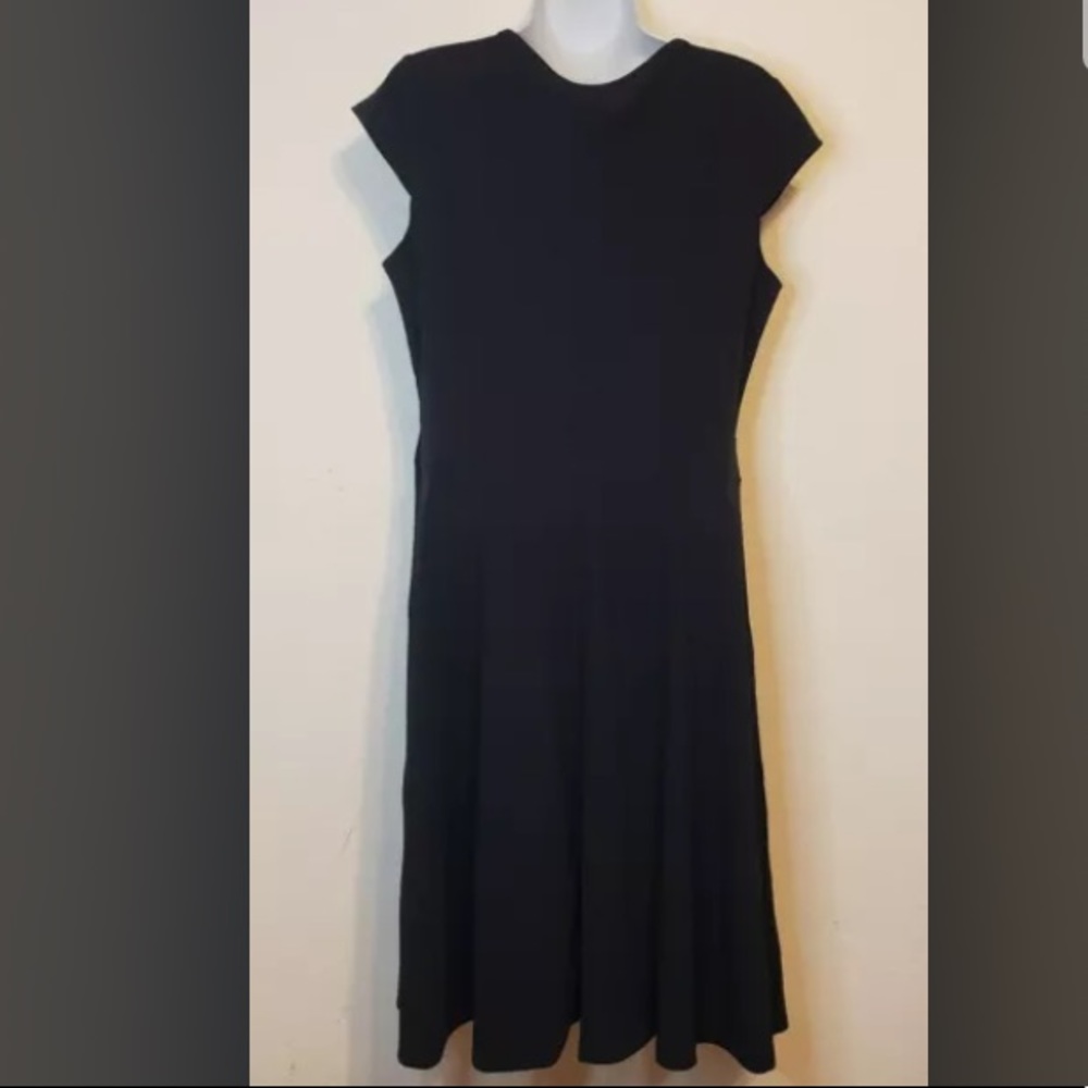 Cap Sleeve Cocktail Scoop Neck Skater Dress